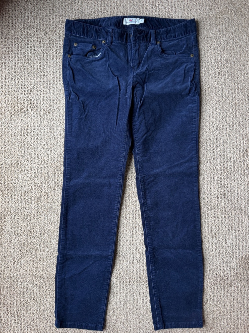 Vineyard Vines Navy Blue Corduroy Pants